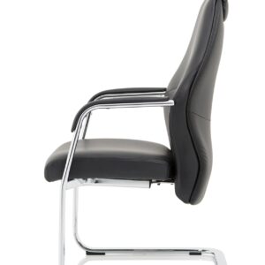 Persona High Back Leather Cantilever Visitor Office Chair - Image 6