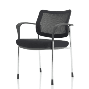Cambridge Deluxe Medium Back Stacking Visitor Office Chair with Arms - Image 2