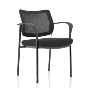 Cambridge Deluxe Medium Back Stacking Visitor Office Chair with Arms - Image 3