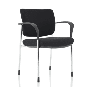 Cambridge Deluxe Medium Back Stacking Visitor Office Chair with Arms - Image 5