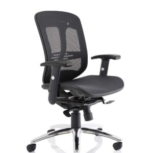 Illusion II Mesh Back Task Operator Office Chair with Height Adjustable Arms - Image 10