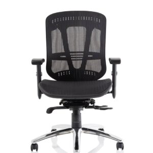 Illusion II Mesh Back Task Operator Office Chair with Height Adjustable Arms - Image 11