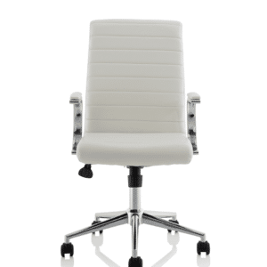 Cain Medium Back Leather Executive Office Chair with Arms - Image 10
