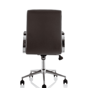 Cain Medium Back Leather Executive Office Chair with Arms - Image 21