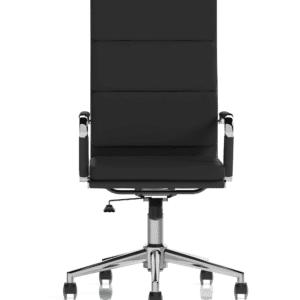 Falcon High Back Black Leather Executive Office Chair with Arms - Image 3