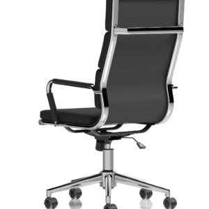 Falcon High Back Black Leather Executive Office Chair with Arms - Image 6