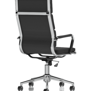 Falcon High Back Black Leather Executive Office Chair with Arms - Image 8