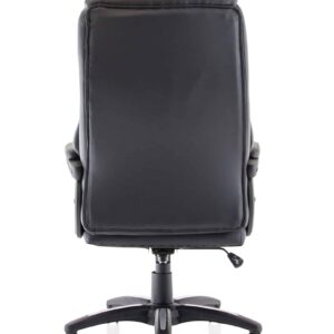 Kingston High Back Executive Black Leather Office Chair with Arms - Image 7