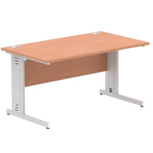 Surge 1400mm Straight Desk Cable Managed Leg - Image 14