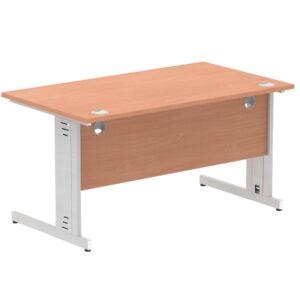 Surge 1400mm Straight Desk Cable Managed Leg - Image 18