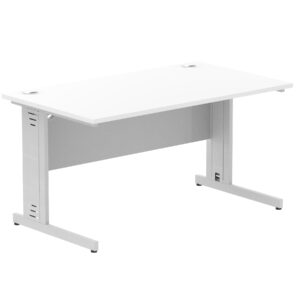Surge 1400mm Straight Desk Cable Managed Leg - Image 21