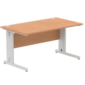 Surge 1400mm Straight Desk Cable Managed Leg - Image 42