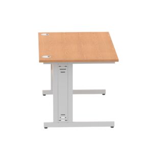 Surge 1400mm Straight Desk Cable Managed Leg - Image 43