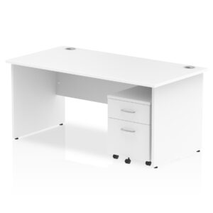 Surge Panel End Straight Desk With Mobile Pedestal - Image 35