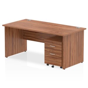 Surge Panel End Straight Desk With Mobile Pedestal - Image 33