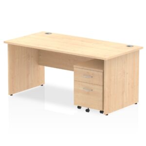 Surge Panel End Straight Desk With Mobile Pedestal - Image 29