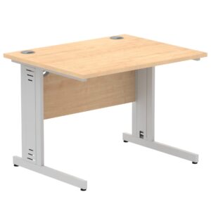 Surge 1000mm Straight Desk Cable Managed Leg - Image 35