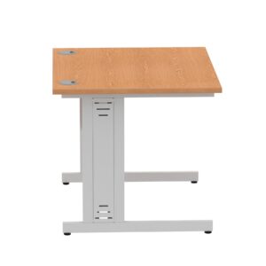 Surge 1000mm Straight Desk Cable Managed Leg - Image 43
