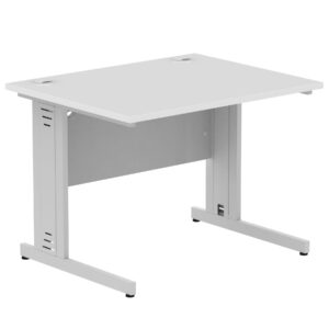Surge 1000mm Straight Desk Cable Managed Leg - Image 56