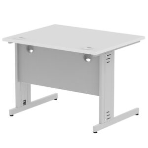Surge 1000mm Straight Desk Cable Managed Leg - Image 58