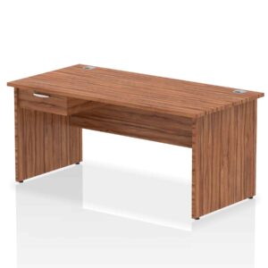 Surge Panel End Straight Desk Frame With Single One Drawer Fixed Pedestal - Image 21