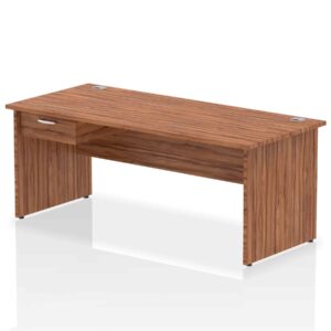 Surge Panel End Straight Desk Frame With Single One Drawer Fixed Pedestal - Image 28