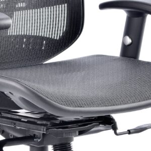 Illusion II Mesh Back Task Operator Office Chair with Height Adjustable Arms - Image 9