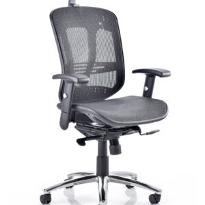Illusion II Mesh Back Task Operator Office Chair with Height Adjustable Arms
