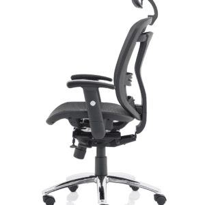 Illusion II Mesh Back Task Operator Office Chair with Height Adjustable Arms - Image 4