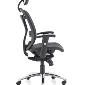 Illusion II Mesh Back Task Operator Office Chair with Height Adjustable Arms - Image 8