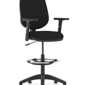 Nova Plus I Medium Back Task Operator Office Chair with Hi Rise Draughtsman Kit - Image 7