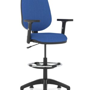 Nova Plus I Medium Back Task Operator Office Chair with Hi Rise Draughtsman Kit - Image 8