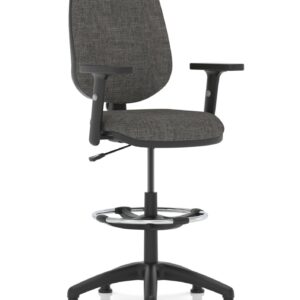 Nova Plus I Medium Back Task Operator Office Chair with Hi Rise Draughtsman Kit - Image 9