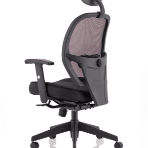 Boulder High Mesh Back Black Task Operator Office Chair with Arms - Image 5