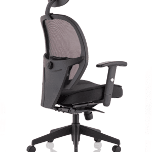 Boulder High Mesh Back Black Task Operator Office Chair with Arms - Image 7