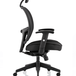 Boulder High Mesh Back Black Task Operator Office Chair with Arms - Image 8