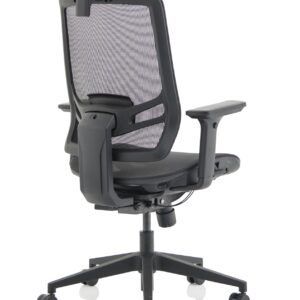 Ergo Twist High Mesh Back Task Operator Office Chair with Arms - Image 32