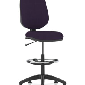 Nova Plus I Medium Back Task Operator Office Chair with Hi Rise Draughtsman Kit - Image 25