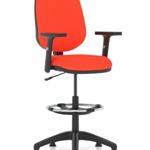 Nova Plus I Medium Back Task Operator Office Chair with Hi Rise Draughtsman Kit - Image 29