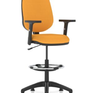 Nova Plus I Medium Back Task Operator Office Chair with Hi Rise Draughtsman Kit - Image 30