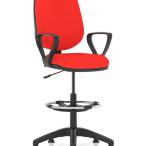 Nova Plus I Medium Back Task Operator Office Chair with Hi Rise Draughtsman Kit - Image 10