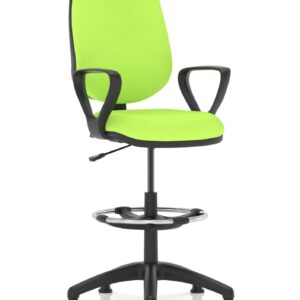 Nova Plus I Medium Back Task Operator Office Chair with Hi Rise Draughtsman Kit - Image 11