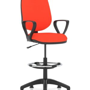 Nova Plus I Medium Back Task Operator Office Chair with Hi Rise Draughtsman Kit - Image 13