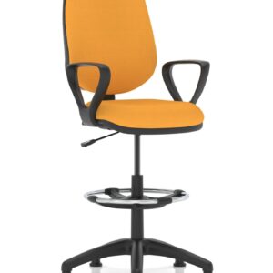 Nova Plus I Medium Back Task Operator Office Chair with Hi Rise Draughtsman Kit - Image 14
