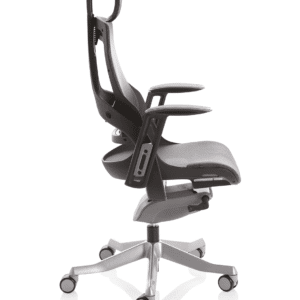 Pure High Back Black Shell Executive Office Chair with Arms - Image 5