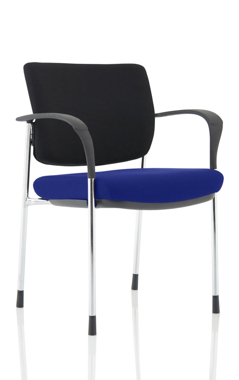 Cambridge Deluxe Medium Back Stacking Visitor Office Chair with Arms Bespoke - Image 17