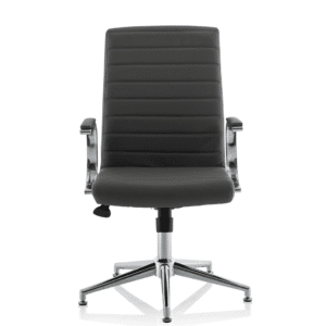 Cain Medium Back Leather Executive Office Chair with Arms - Image 41