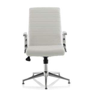 Cain Medium Back Leather Executive Office Chair with Arms - Image 49