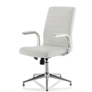 Cain Medium Back Leather Executive Office Chair with Arms - Image 50