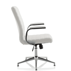 Cain Medium Back Leather Executive Office Chair with Arms - Image 54